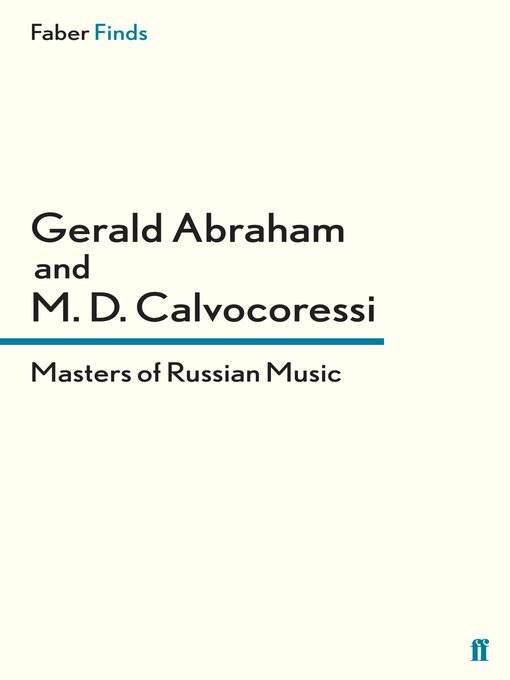 Title details for Masters of Russian Music by Gerald Abraham - Wait list